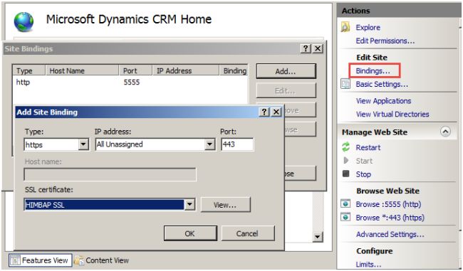 Microsoft Dynamics CRM Home